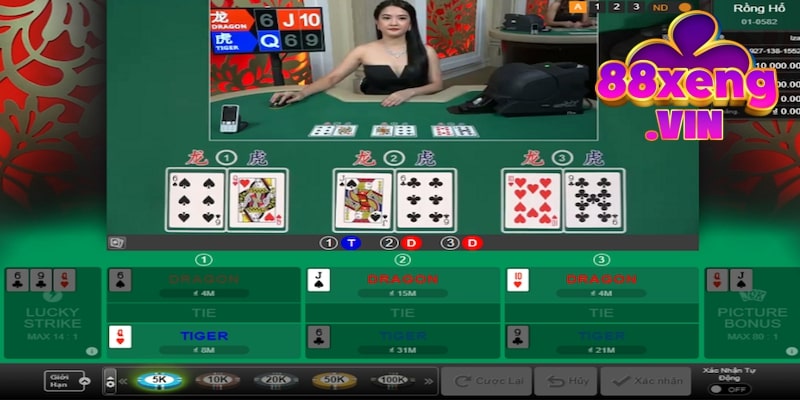 Các bước tham gia đánh Rồng Hổ Xeng88 chi tiết